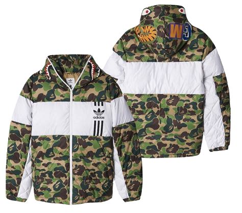 bape x adidas id96 down jacket fake|authentic bape.